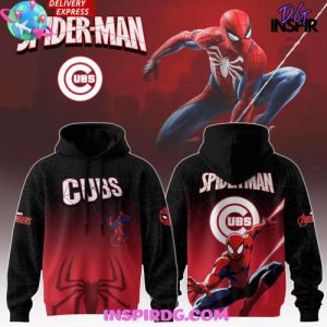Chicago Cubs Spider Man Game Night 2025 Hoodie
