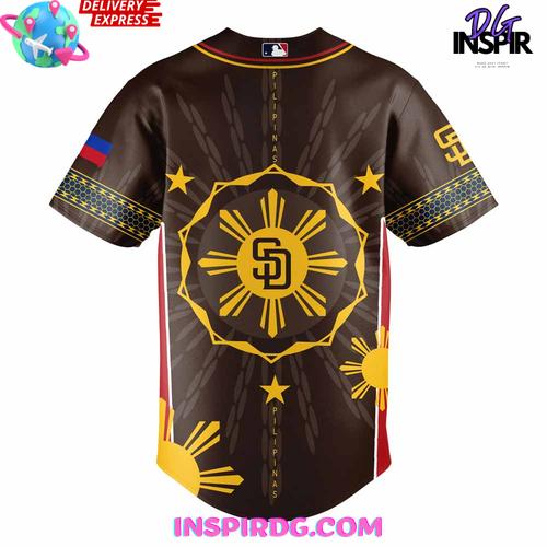 San Diego Padres 2025 Filipino Heritage Night Special Jersey San Diego Padres 2025 Filipino Heritage Night Special Jersey