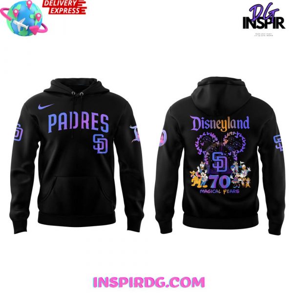 San Diego Padres Disneyland 70th Magical Years Special Hoodie