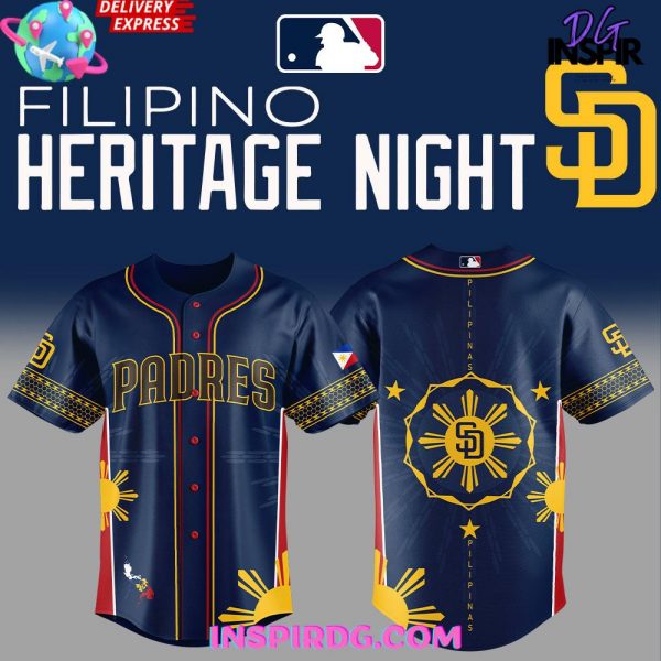 San Diego Padres Filipino Heritage Night 2025 Edition Baseball Jersey