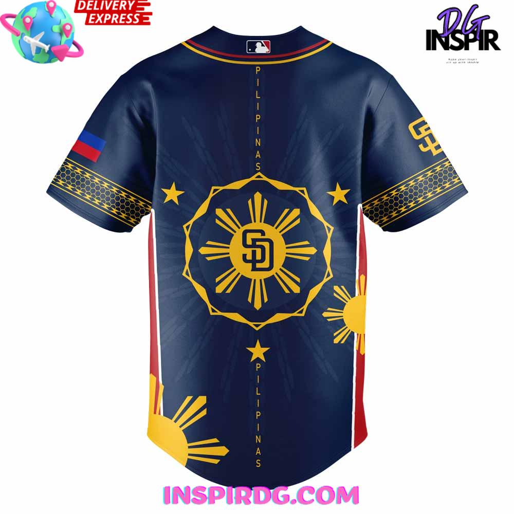 San Diego Padres Filipino Heritage Night 2025 Edition Baseball Jersey San Diego Padres Filipino Heritage Night 2025 Edition Baseball Jersey