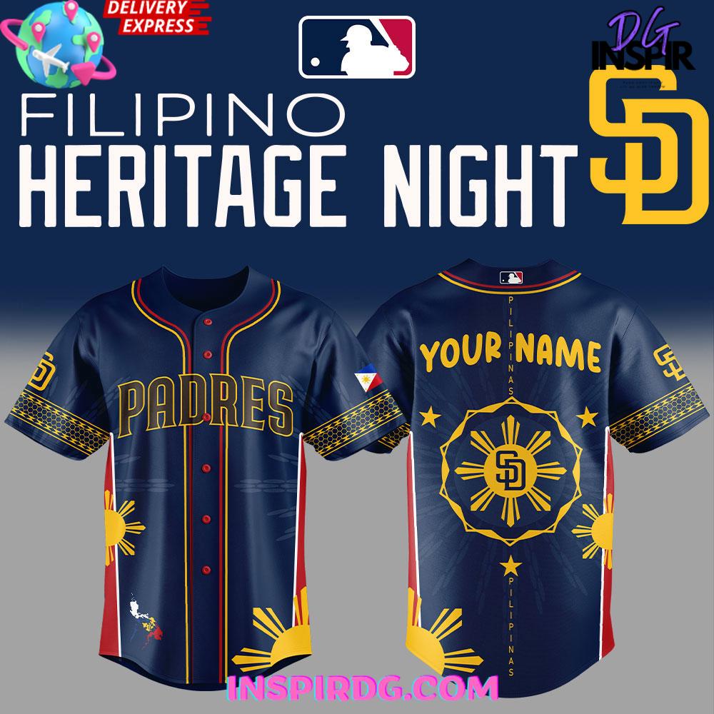San Diego Padres Filipino Heritage Night 2025 Edition Baseball Jersey San Diego Padres Filipino Heritage Night 2025 Edition Baseball Jersey