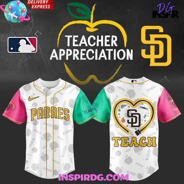 San Diego Padres Teacher Appreciation 2025 Baseball Jersey