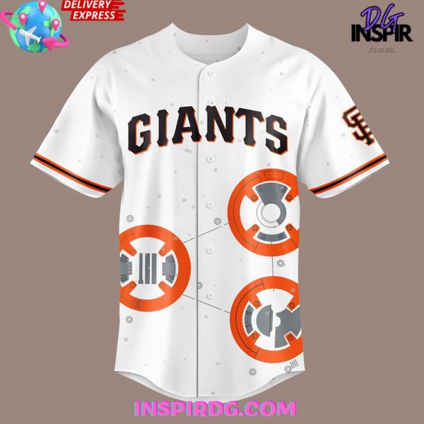 San Francisco Giants 2025 x Star Wars BB-8 Special Baseball Jersey