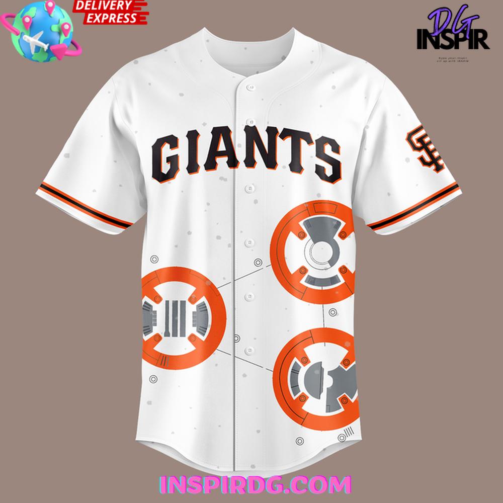San Francisco Giants 2025 x Star Wars BB-8 Special Baseball Jersey San Francisco Giants 2025 x Star Wars BB-8 Special Baseball Jersey