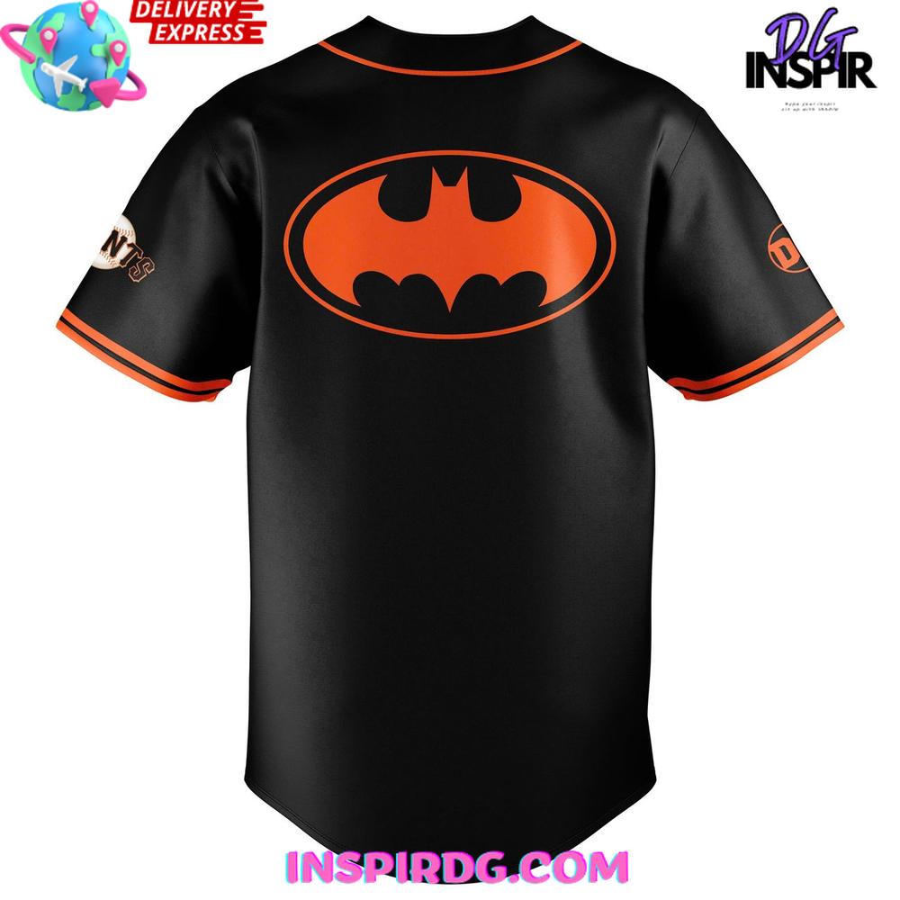 San Francisco Giants x Batman DC Special Baseball Jersey San Francisco Giants x Batman DC Special Baseball Jersey