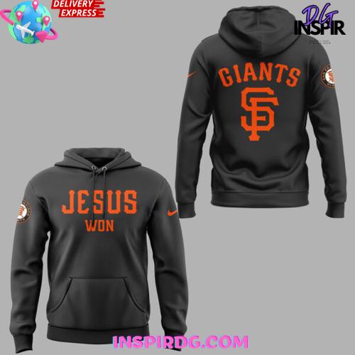 San Francisco Giants x Jesus Won 2025 Limited Edition Hoodie San Francisco Giants x Jesus Won 2025 Limited Edition Hoodie