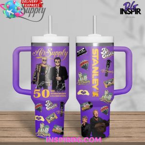 Air Supply 50th Anniversary Celebration Stanley Tumbler Cup