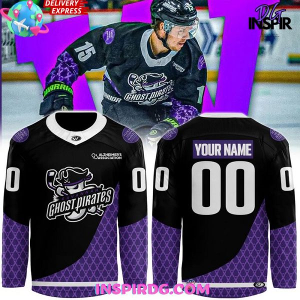 Savannah Ghost Pirates Alzheimer’s Awareness 2025 Hockey Jersey