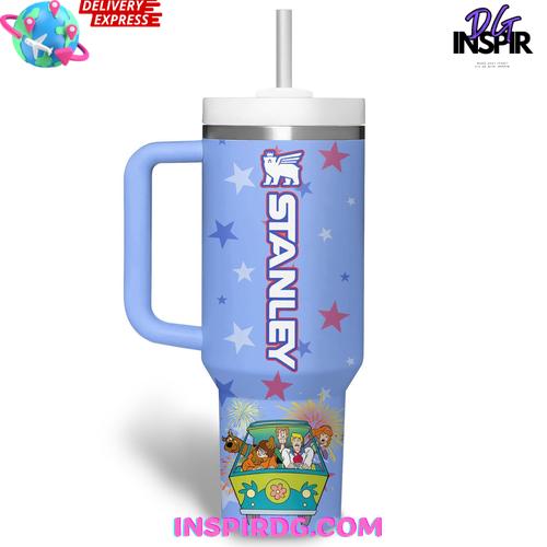 Scooby-Doo Stars and Stripes American Pride Stanley Tumbler Cup Scooby-Doo Stars and Stripes American Pride Stanley Tumbler Cup