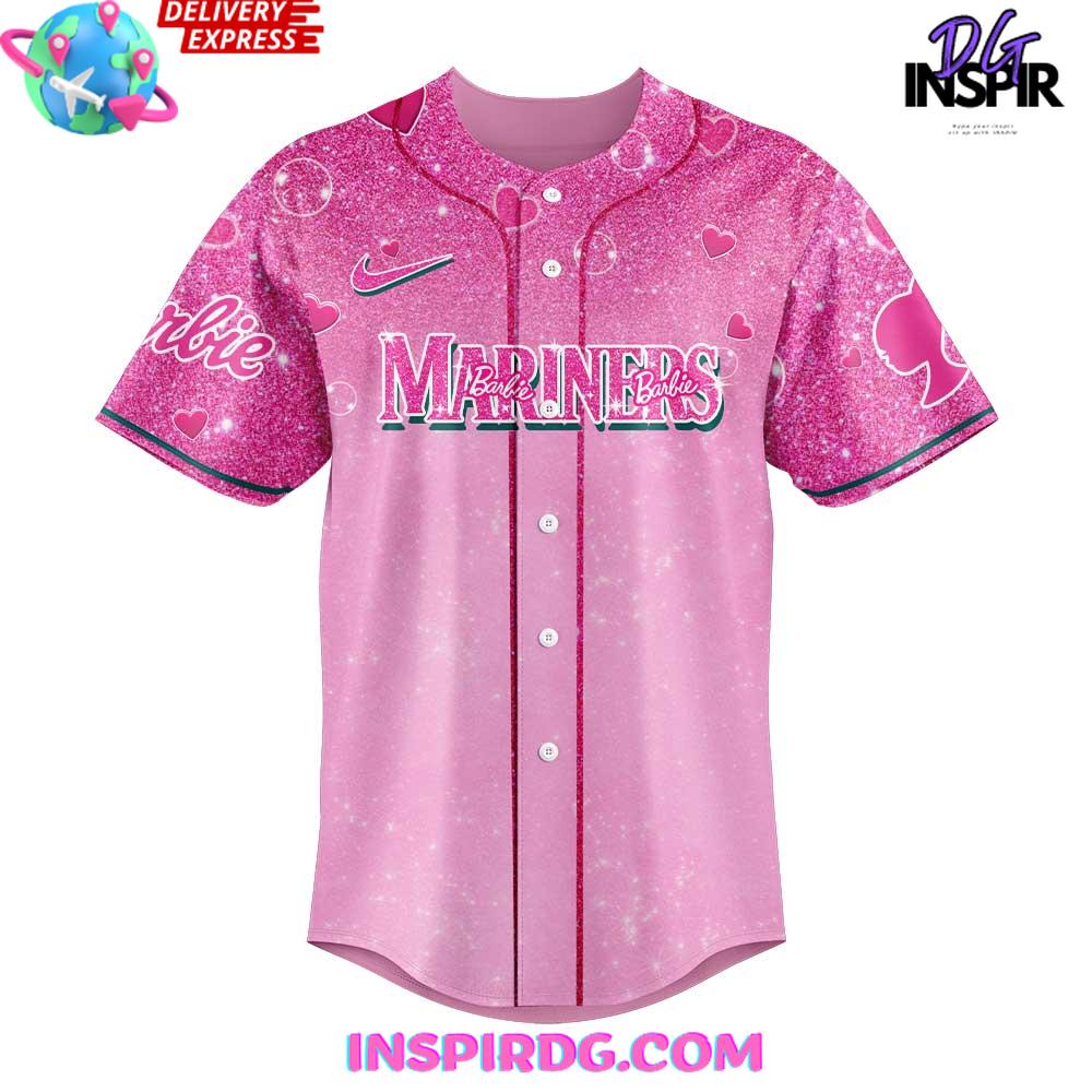 Seattle Mariners Barbie Night Limited Edition Baseball Jersey Seattle Mariners Barbie Night Limited Edition Baseball Jersey