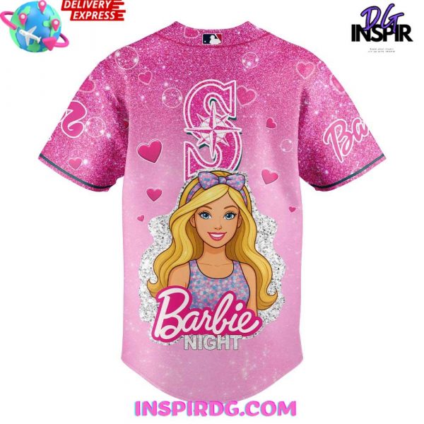 Seattle Mariners Barbie Night Limited Edition Baseball Jersey