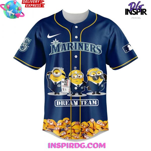 Seattle Mariners Minions Dream Team Special Baseball Jersey