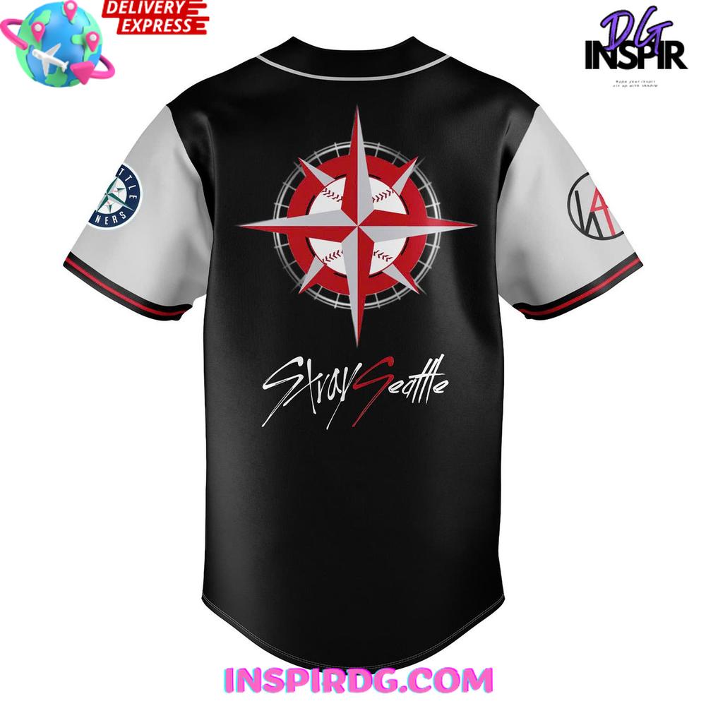 Seattle Mariners x Stray Kids Dominate World Tour Special Baseball Jersey Seattle Mariners x Stray Kids Dominate World Tour Special Baseball Jersey