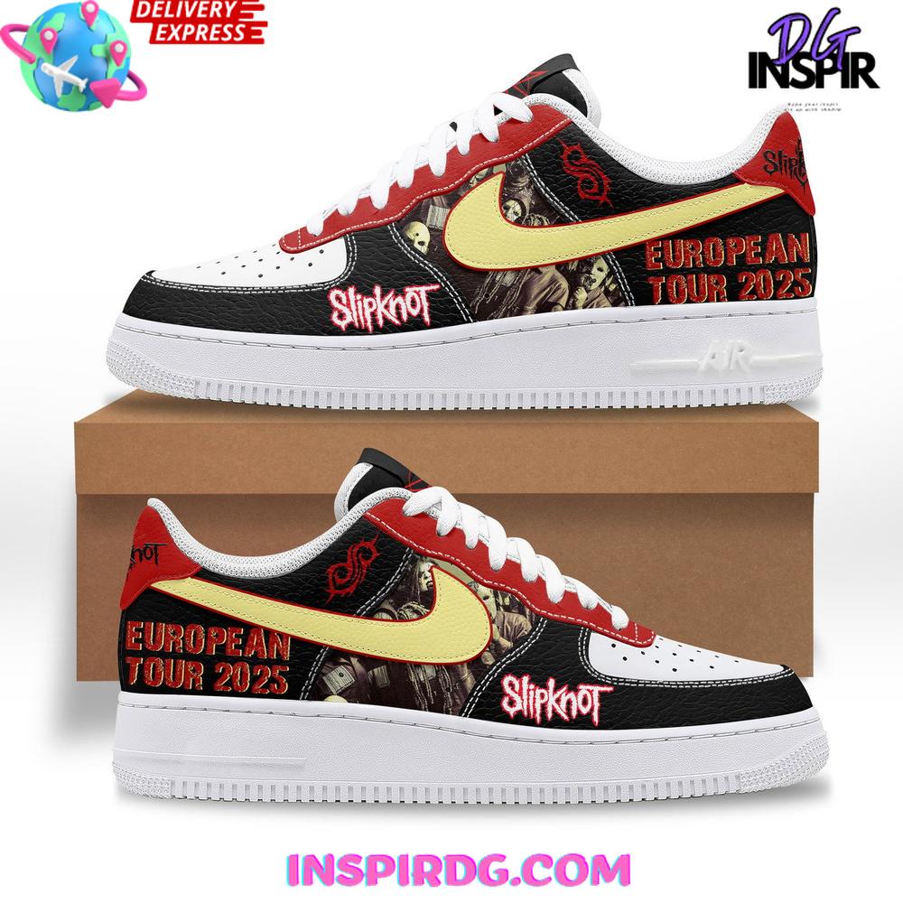 Slipknot European Tour 2025 Limited Edition Nike Air Force 1 Slipknot European Tour 2025 Limited Edition Nike Air Force 1
