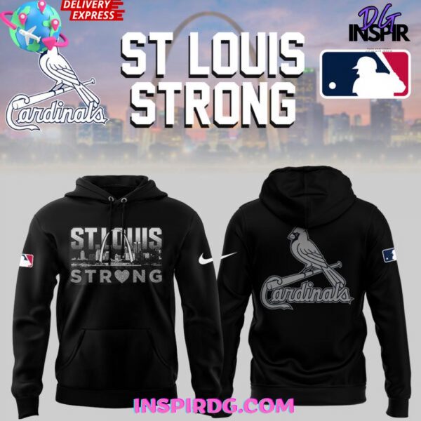 St. Louis Strong x Cardinals City Black Nike Hoodie