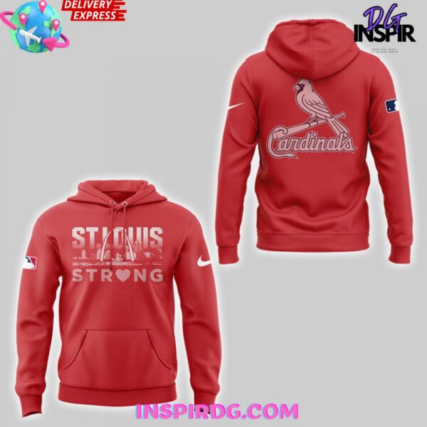 St. Louis Strong x Cardinals City Red Nike Hoodie