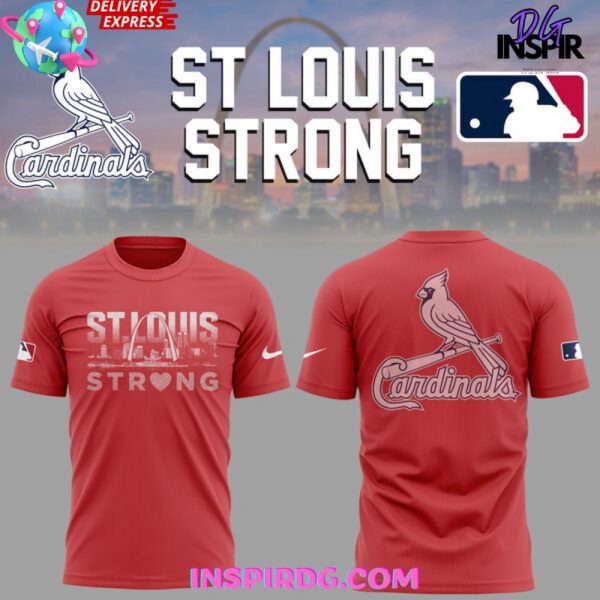 St. Louis Strong x Cardinals City Red Nike T-Shirt