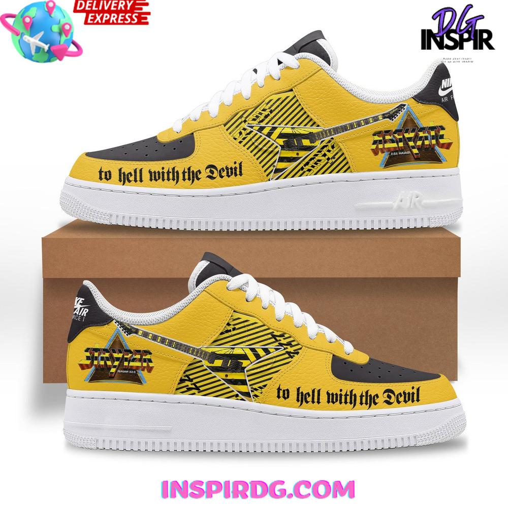 Stryper to Hell With the Devil Limited Edition Nike Air Force 1 Stryper to Hell With the Devil Limited Edition Nike Air Force 1
