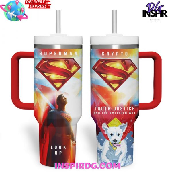 Superman & Krypto Special Edition Stanley Tumbler Cup