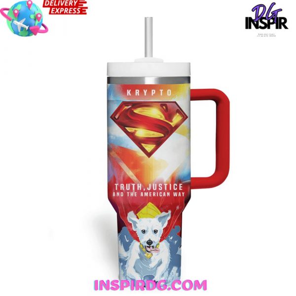 Superman & Krypto Special Edition Stanley Tumbler Cup