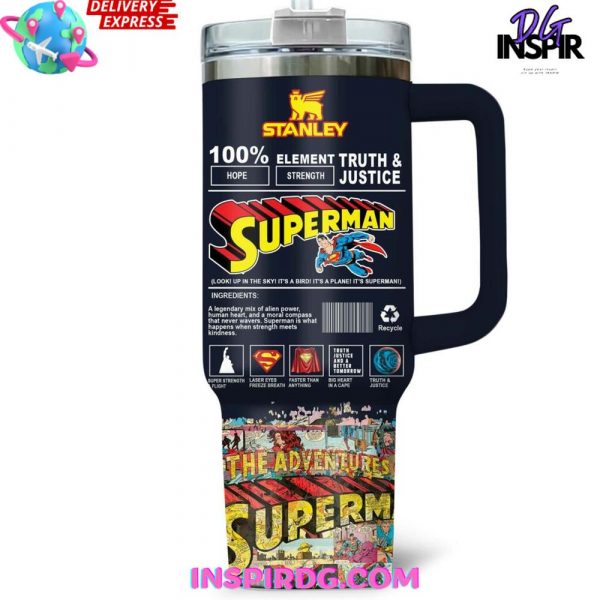 Superman x Stanley Limited Edition Tumbler Cup