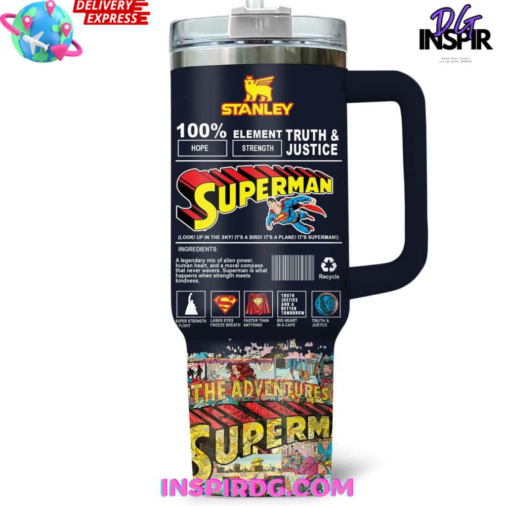 Superman x Stanley Limited Edition Tumbler Cup Superman x Stanley Limited Edition Tumbler Cup