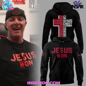 Arkansas Razorback Jesus Won 2025 Hoodie
