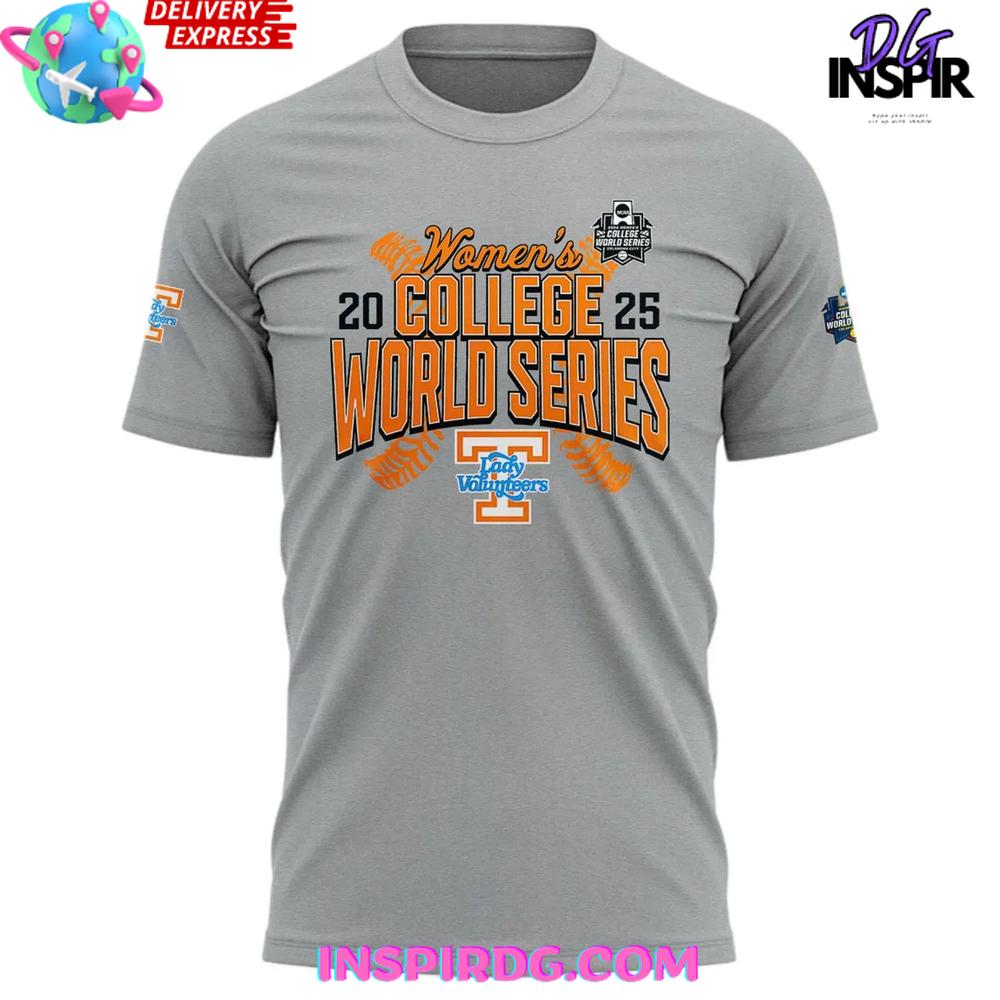 Tennessee Lady Volunteers 2025 Women’s College World Series Official T-Shirt Tennessee Lady Volunteers 2025 Women’s College World Series Official T-Shirt