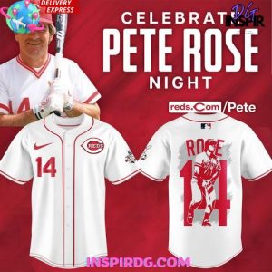 Pete Rose Cincinnati Reds 2025 Limited Edition Baseball Jersey