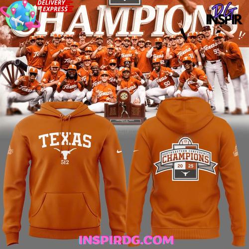 Texas Longhorns Sec Regular Season Title Special Orange Hoodie Texas Longhorns Sec Regular Season Title Special Orange Hoodie