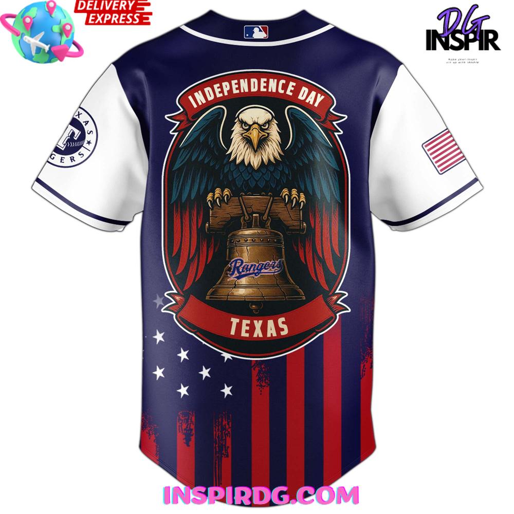 Texas Rangers MLB Independence Day 2025 Baseball Jersey Texas Rangers MLB Independence Day 2025 Baseball Jersey