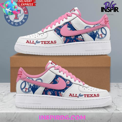Texas Rangers All for Texas Limited Edition Nike Air Force 1 Texas Rangers All for Texas Limited Edition Nike Air Force 1