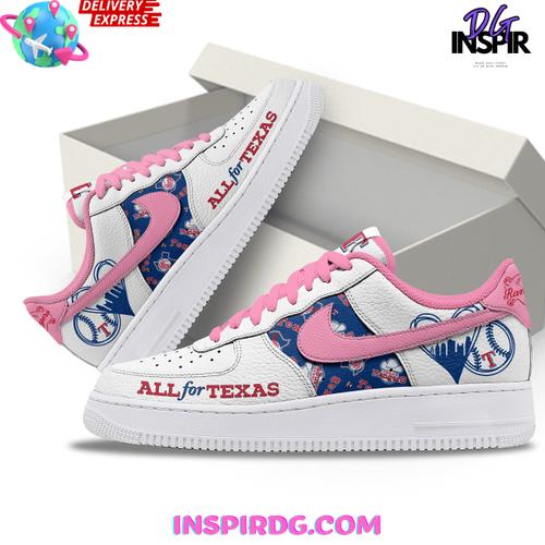 Texas Rangers All for Texas Limited Edition Nike Air Force 1 Texas Rangers All for Texas Limited Edition Nike Air Force 1