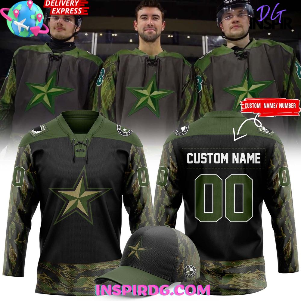 Texas Stars 2025 Military Appreciation Special Hockey Jersey Texas Stars 2025 Military Appreciation Special Hockey Jersey