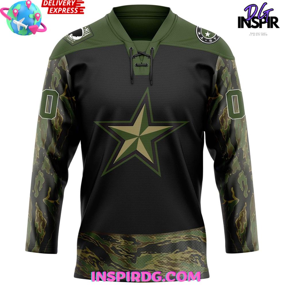 Texas Stars 2025 Military Appreciation Special Hockey Jersey Texas Stars 2025 Military Appreciation Special Hockey Jersey
