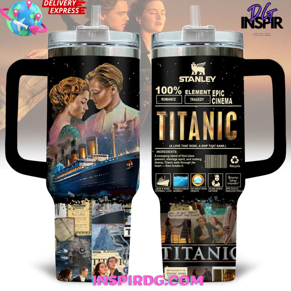 Titanic Cinema Limited Edition Stanley Tumbler Cup Titanic Cinema Limited Edition Stanley Tumbler Cup