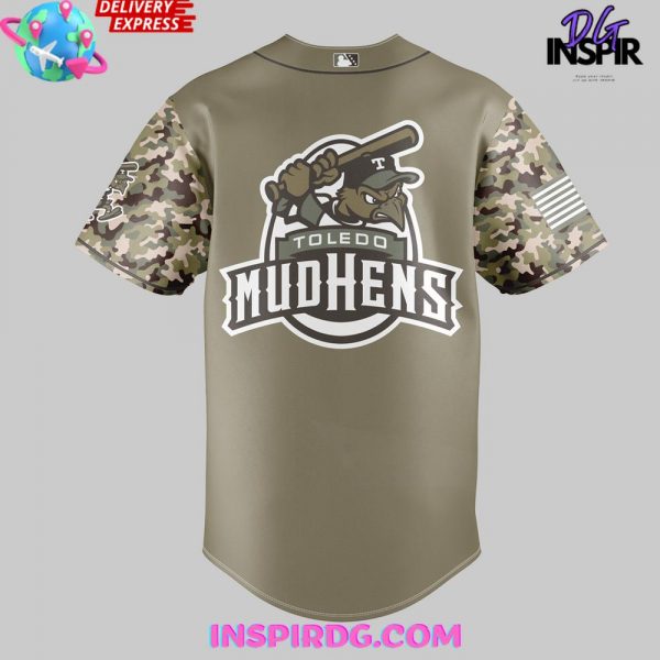 Toledo Mud Hens Military Appreciation Night 2025 Baseball Jersey