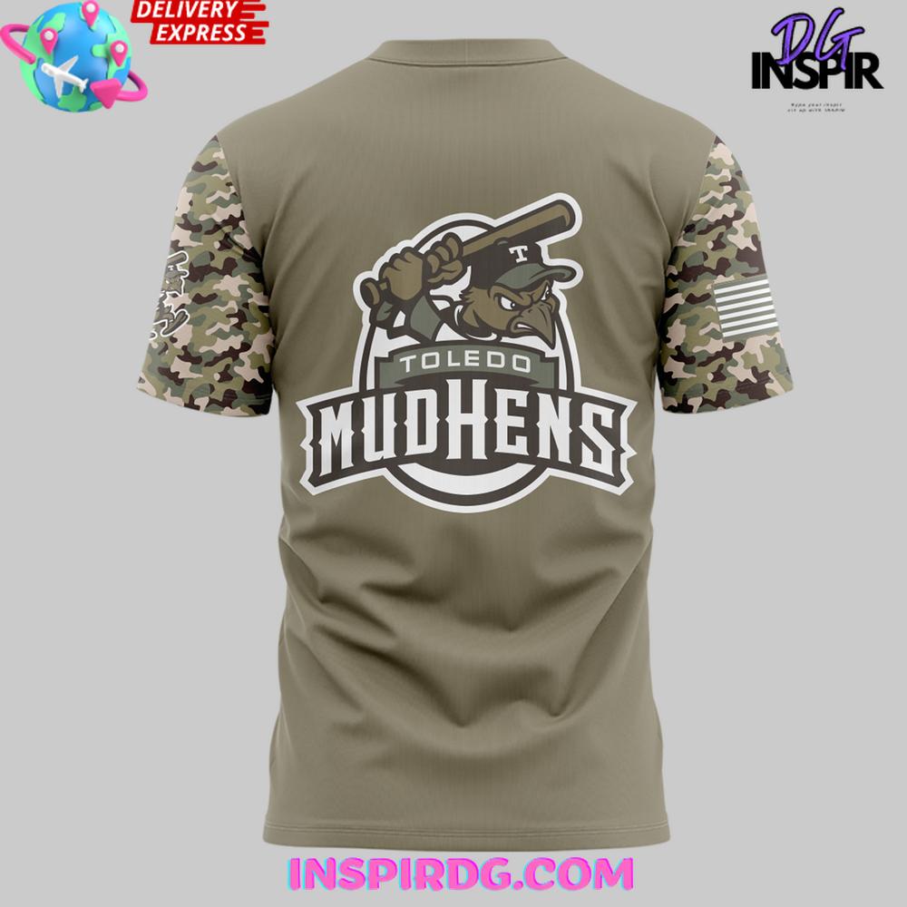 Toledo Mud Hens Military Appreciation Night 2025 T-Shirt Toledo Mud Hens Military Appreciation Night 2025 T-Shirt