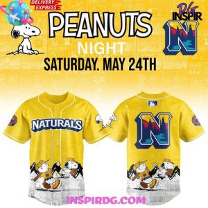 Northwest Arkansas Naturals x Peanuts Night 2025 Baseball Jersey