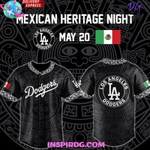 Los Angeles Dodgers 2025 Mexican Heritage Nigt Limited Edition Jersey