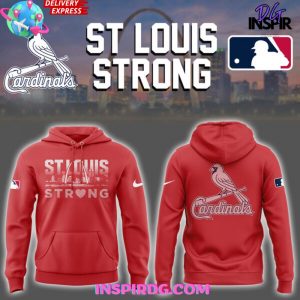 St. Louis Strong x Cardinals City Red Nike Hoodie