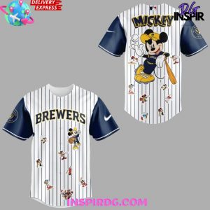 Milwaukee Brewers Mickey Mouse Night 2025 Baseball Jersey