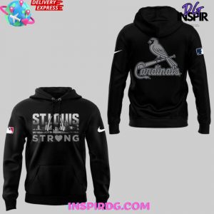 St. Louis Strong x Cardinals City Black Nike Hoodie