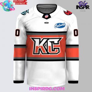 Kansas City Mavericks 2025 Kelly Cup Playoffs Official White Hockey Jersey