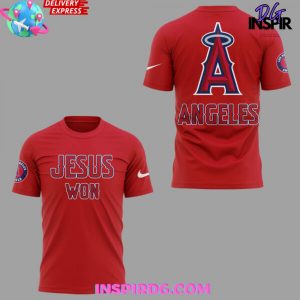 Los Angeles Angels 2025 Jesus Won Edition Shirt Collection