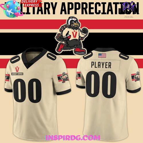 Vegas Knight Hawks 2025 Military Night Edition Football Jersey Vegas Knight Hawks 2025 Military Night Edition Football Jersey