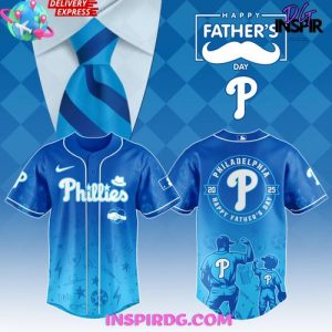 Philadelphia Phillies Happy Fathers Day 2025 Special Jersey