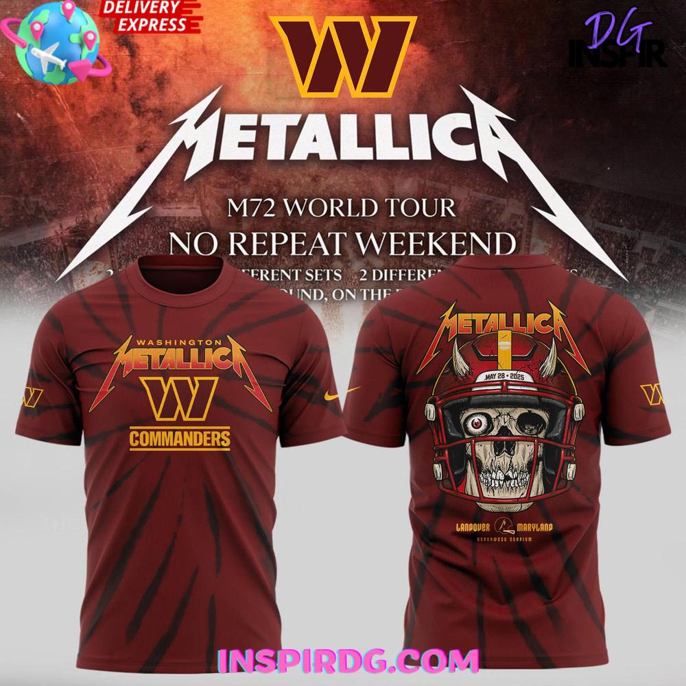 Washington Commanders M72 World Tour Special Edition T-Shirt Washington Commanders M72 World Tour Special Edition T-Shirt