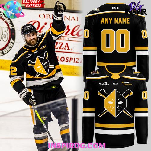 Wheeling Nailers New Uniforms 2025 Black Hockey Jersey Wheeling Nailers New Uniforms 2025 Black Hockey Jersey